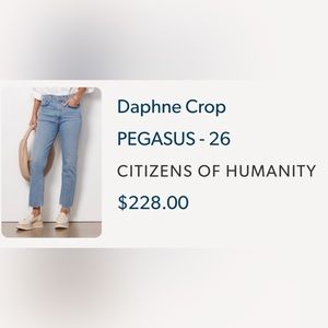 Citizens of Humanity Jeans Size 26